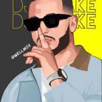 Simple Vector Portrait☺️👀