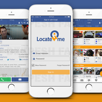 iPhone app UI