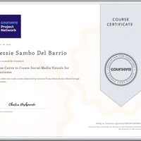 Canva Certificate from Coursera