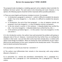 Review and Proofreading of Scientific Articles