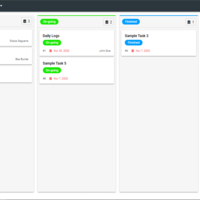 Draggable Task Board