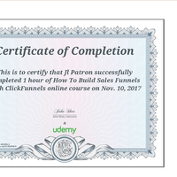 Click Funnels Set up Cerification