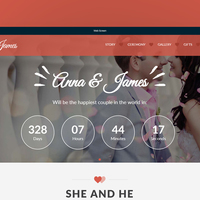 Layout for WordPress Theme - AMORE