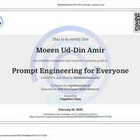 IBM Dev Network - Prompt Engineering for Everyone