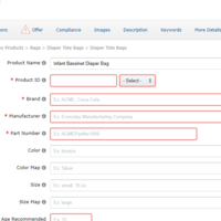 Original listing for amazon seller central
