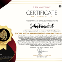SMM Certificate