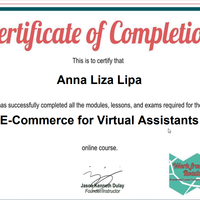 Completion For E-commerce VA Course
