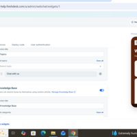 freshdesk chat wdget
