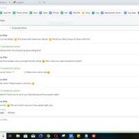 Handling live chat inquiries