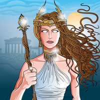 The Greeks NFT Athena goddess