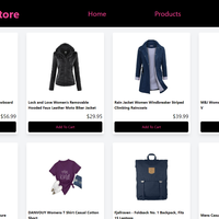 Ecommerce Mockup - Products Page