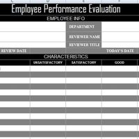 employee evaluation form