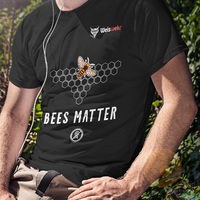 Bees matter t-shirt presentation