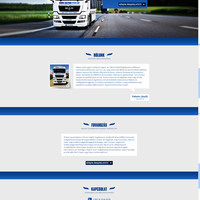 Static website for transport co.