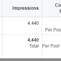 Facebook Ad Results