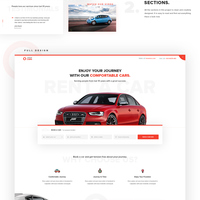 Car Rental Landing Page