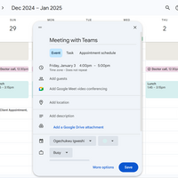 Calendar Management 