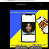 a promotional advert