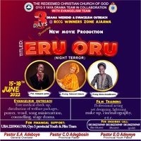 Church movie retreat flyer
