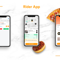 On Demand Food Ordering App (Rider App) Design 