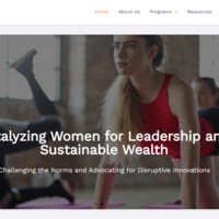 NGO website for Women in Leadership (Design and Management