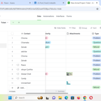 Tickets in Airtable