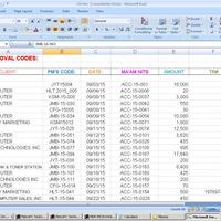 Data Entry example