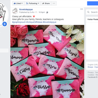 Sample Facebook page post
