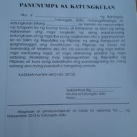 Oath taking ceremony barangay councilor