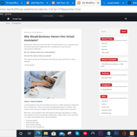 Sample WordPress Blog about Freelancing