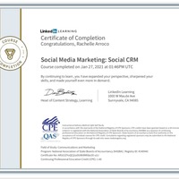 Social Media Marketing: Social CRNM