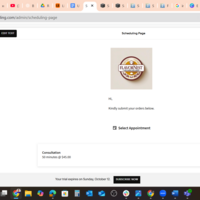 Booking Page for a Small Business