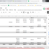 Accounting Spreadsheet