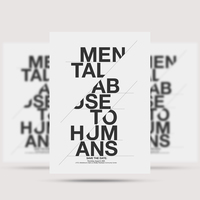 Mental Abuse Poster Design