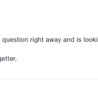 Feedback from a customer I assisted