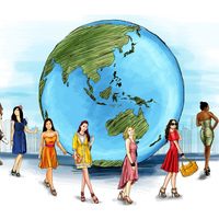 Le Donne Shoes and Bags Artwork