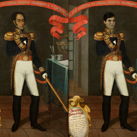 Photomontage for art project: Mala Sangre