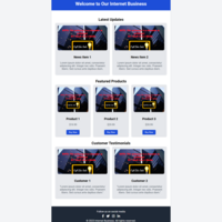 EMAIL TEMPLATE (HTML/CSS)