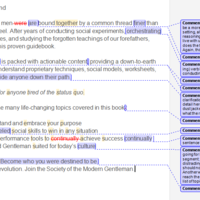 Edits to a client's book about modern masculinity