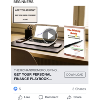 fb ad campaign for ebook download traffic to website