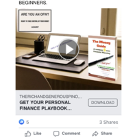 fb ad campaign for ebook download traffic to website