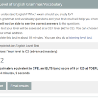 English Skills Test