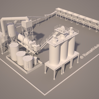 3D Modeling of Asphalt Factory for Company's Video