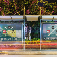 Quiksliver Shop - outdoor billboard