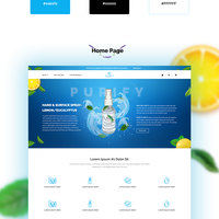 Purify Home Page Design ()