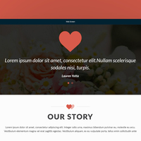 Layout for WordPress Theme - AMORE