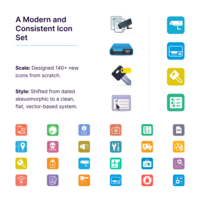 Branding - Icon Design System (140+ Custom Icons)