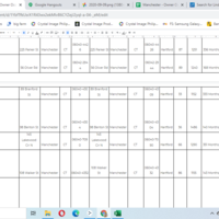GOOGLE DOCS WITH TABLES