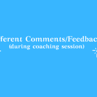 Diff. Commnents/Feedbacks
