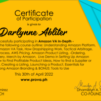 Amazon VA In-depth Training Certificate